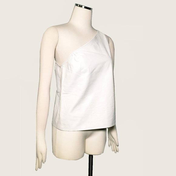 Bergdorf Goodman One Shoulder Top - Picture 2 of 9